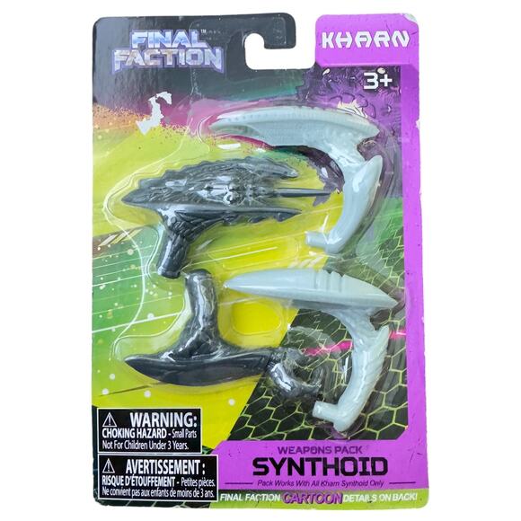 Final Faction Synthroid‎ Weapons Packs Brute Drone & 3 KHARN For Action Figures - Picture 1 of 5